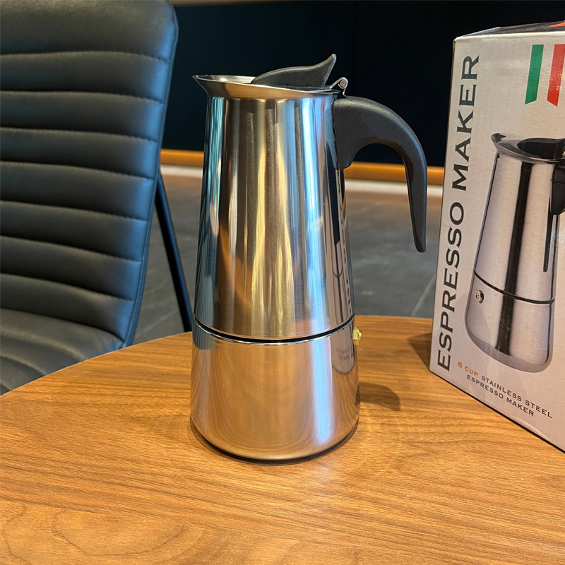 Pothos - 2/4/6/9 Cangkir Moka Pot Stainless Steel