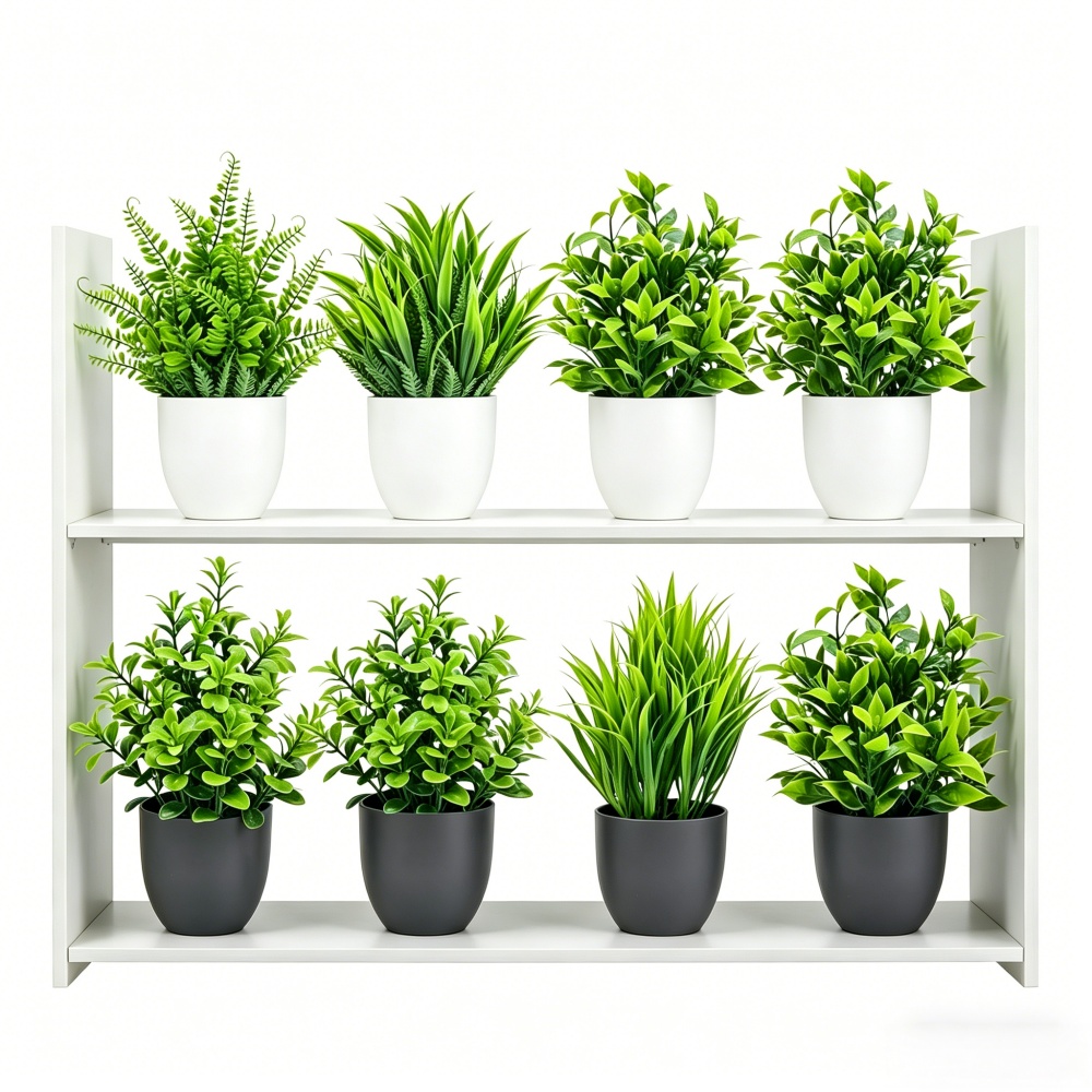 Succulent Set - 4 Buah/Set Tanaman Buatan Mini Pot