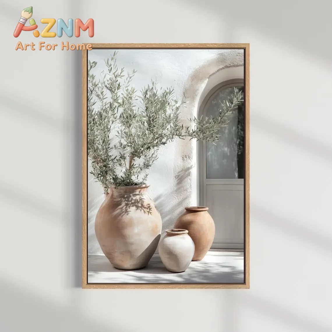 Lukisan Dinding Kanvas Bertema - Terracotta Pot ulasan dan harga