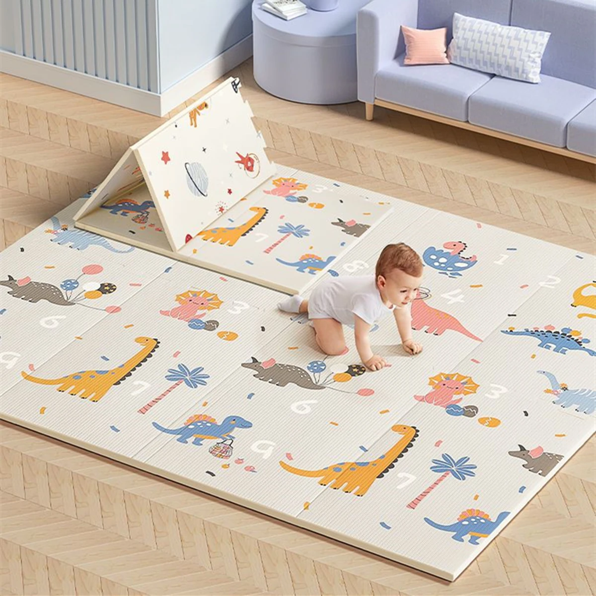Karpet Anak Lipat Edukatif Non - Repotting Mat ulasan dan harga