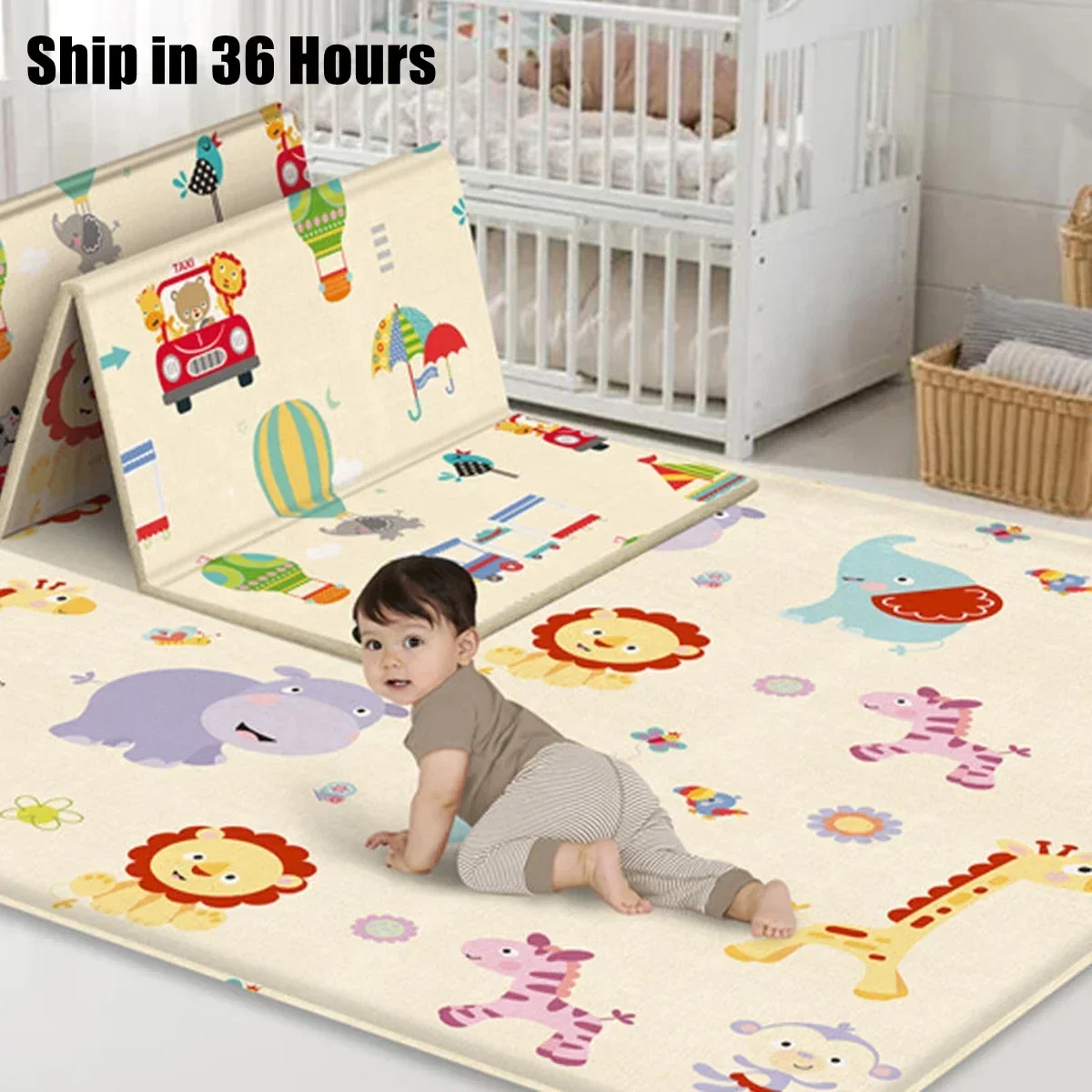 XPE Tikar Bermain Bayi Lipat S - Repotting Mat ulasan dan harga