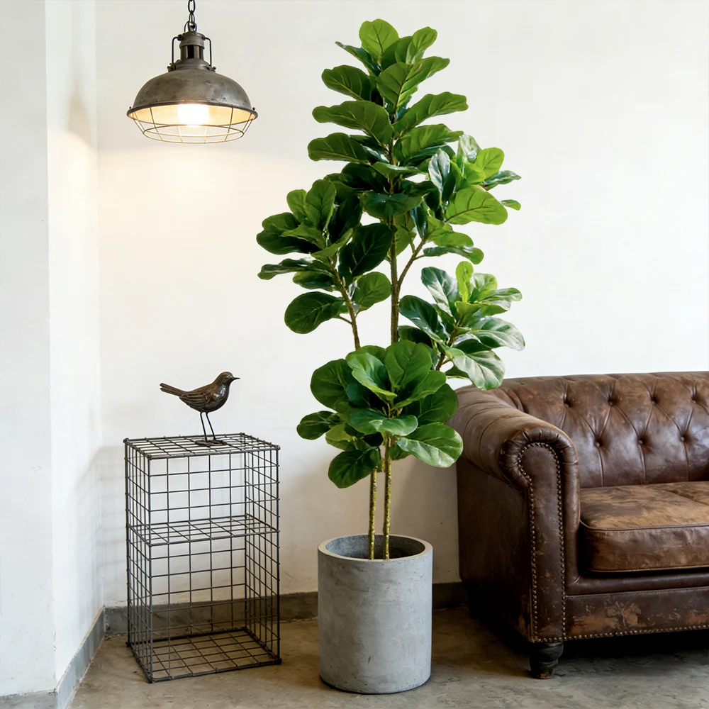 Pohon Fiddle Fig Buatan 64/122 - Fiddle Leaf Fig ulasan dan harga