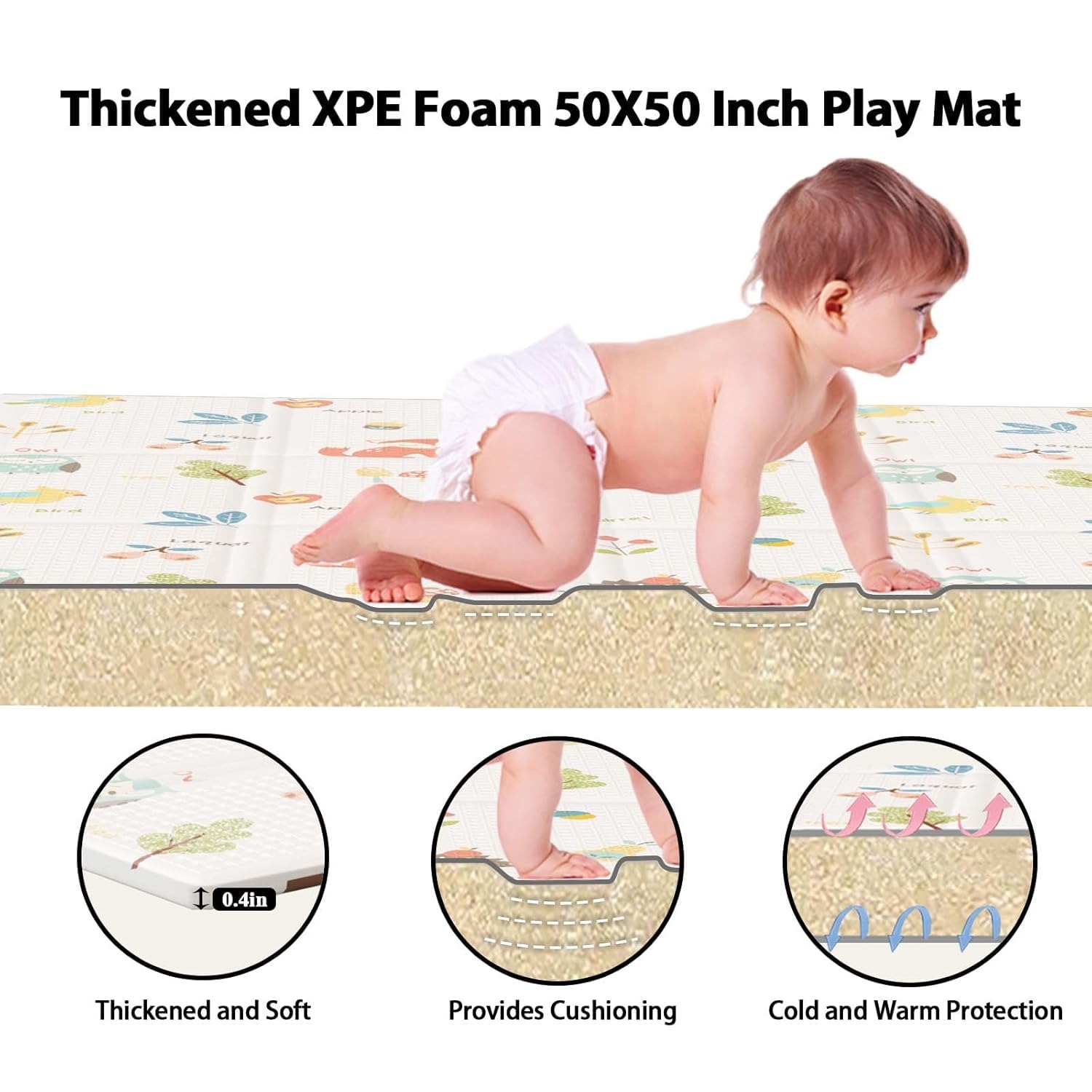 Tikar Bermain Bayi Dapat Dilip - Repotting Mat ulasan dan harga