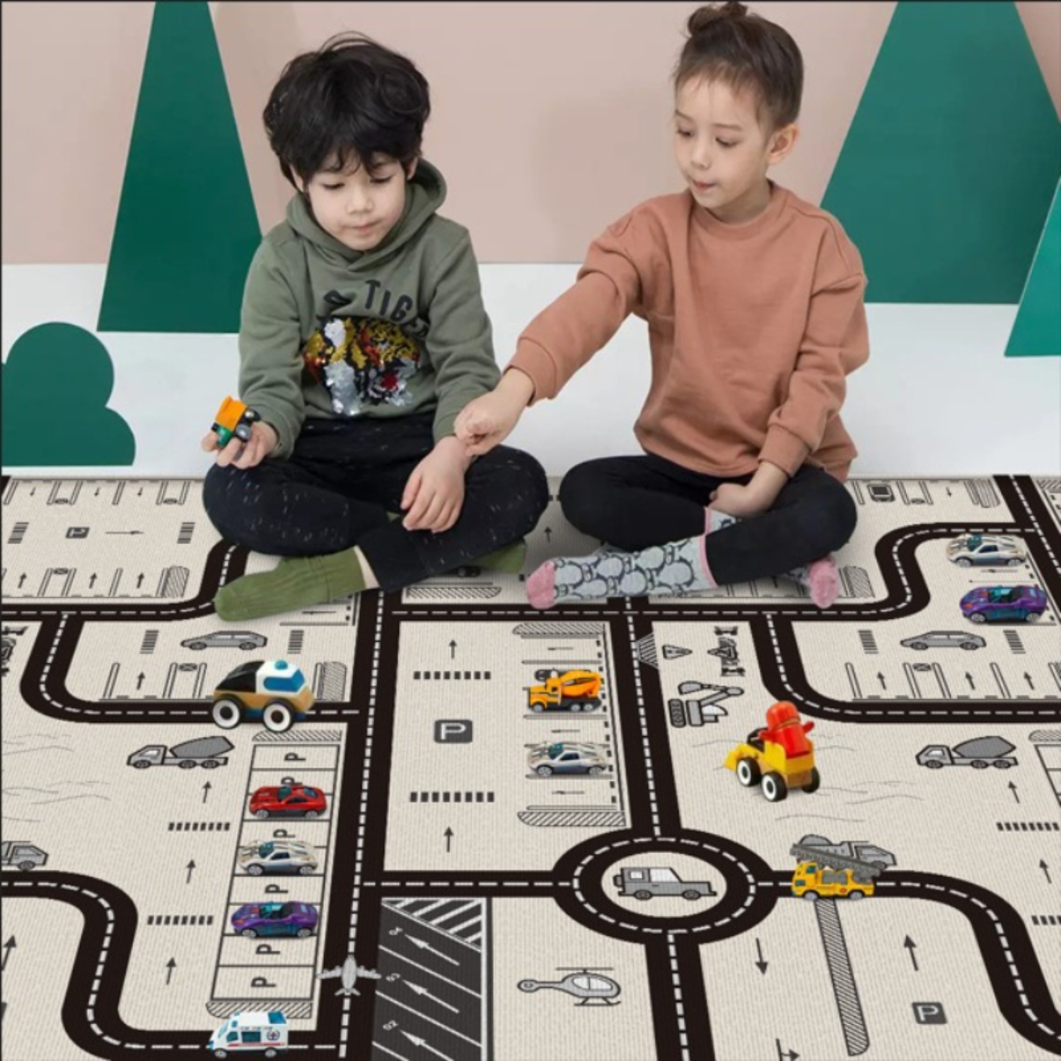 Tikar Bermain Bayi Dapat Dilip - Repotting Mat ulasan dan harga